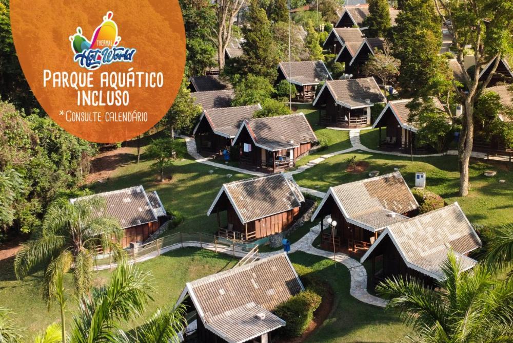 Cabana'S Hotel - Thermas Hot World Monte Siao Bagian luar foto