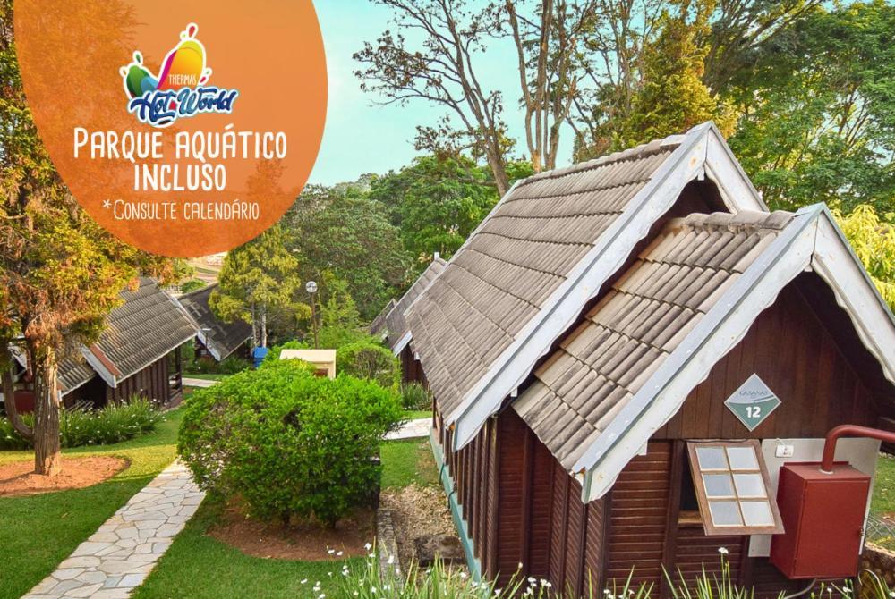 Cabana'S Hotel - Thermas Hot World Monte Siao Bagian luar foto